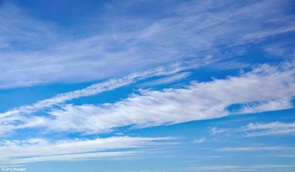 Sunny sky cloudscape  by larrysphotos