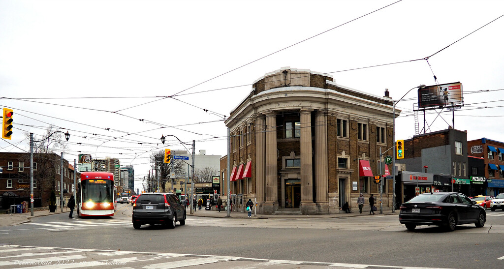 on the corner of danforth and broadview by summerfield