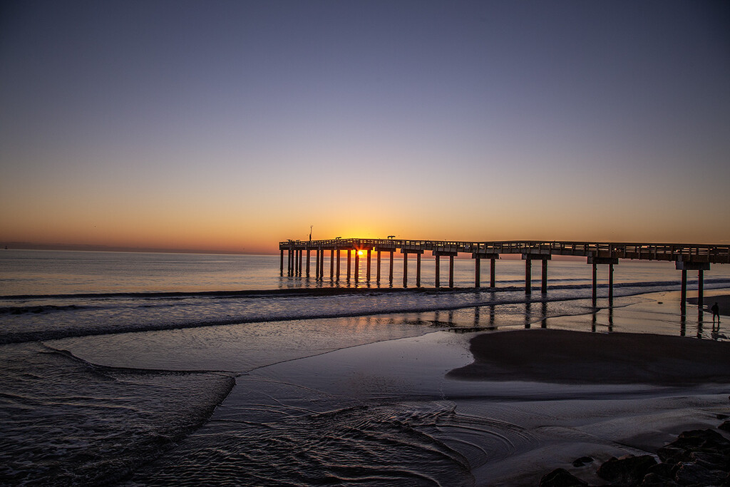 St. Johns Ocean Pier  by pdulis
