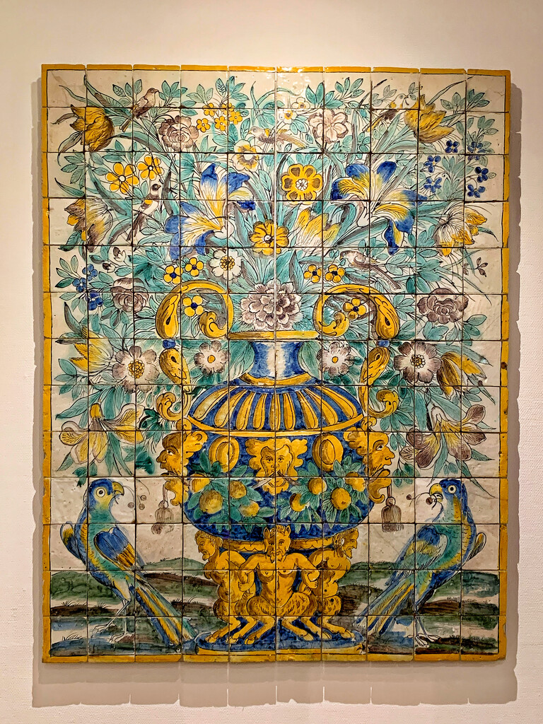 Painted azulejos.  by cocobella