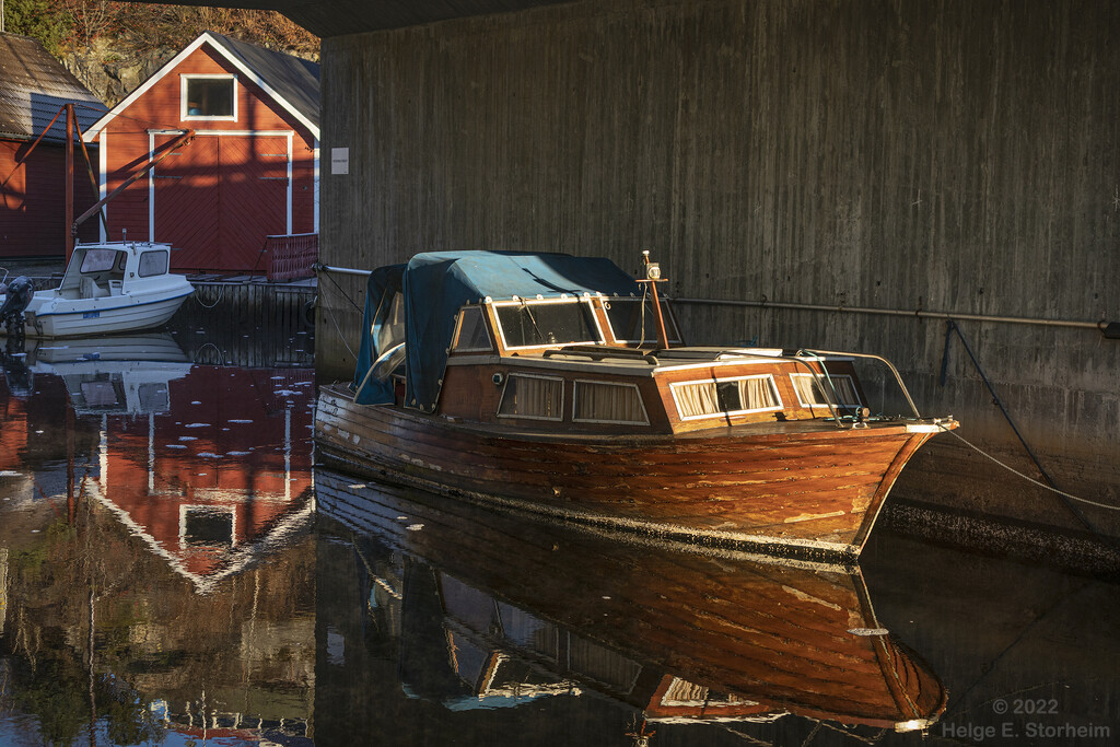 Old, wooden boat by helstor365