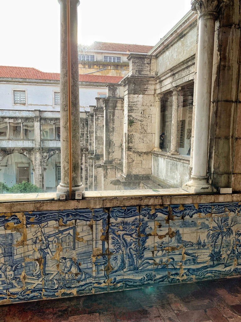 Balcony with azulejos.  by cocobella