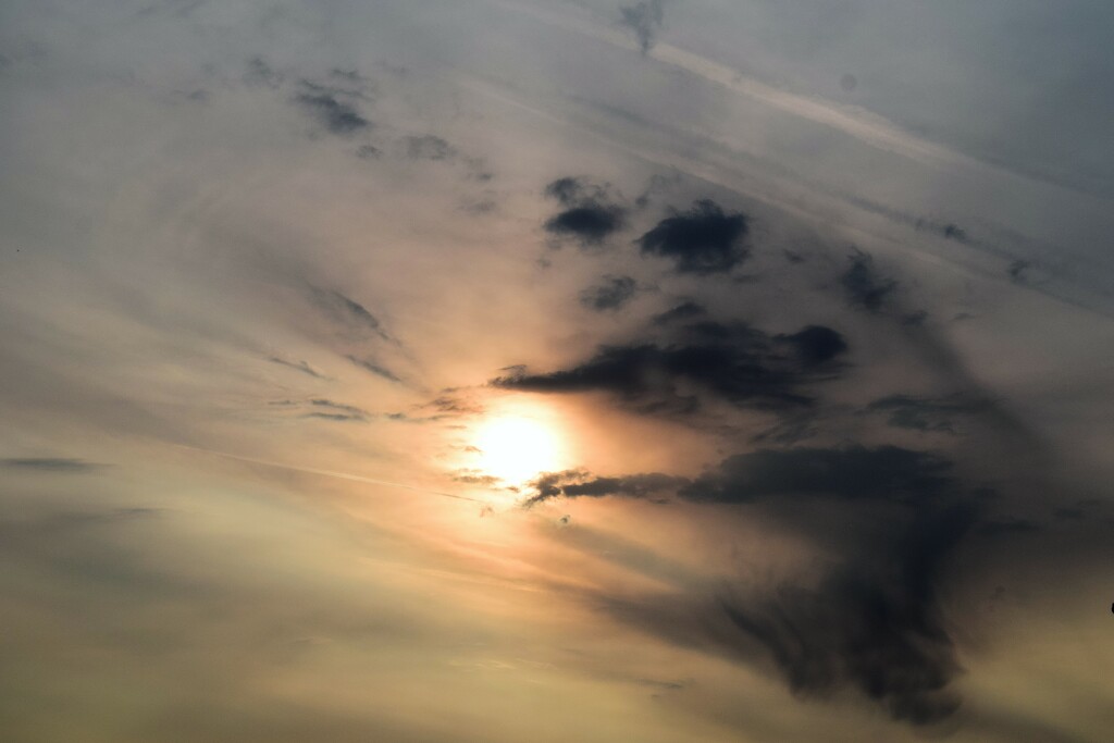 Sun through Cloud Cover by sandlily