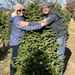 Annual “hugging of the Christmas tree “ by pennyrae