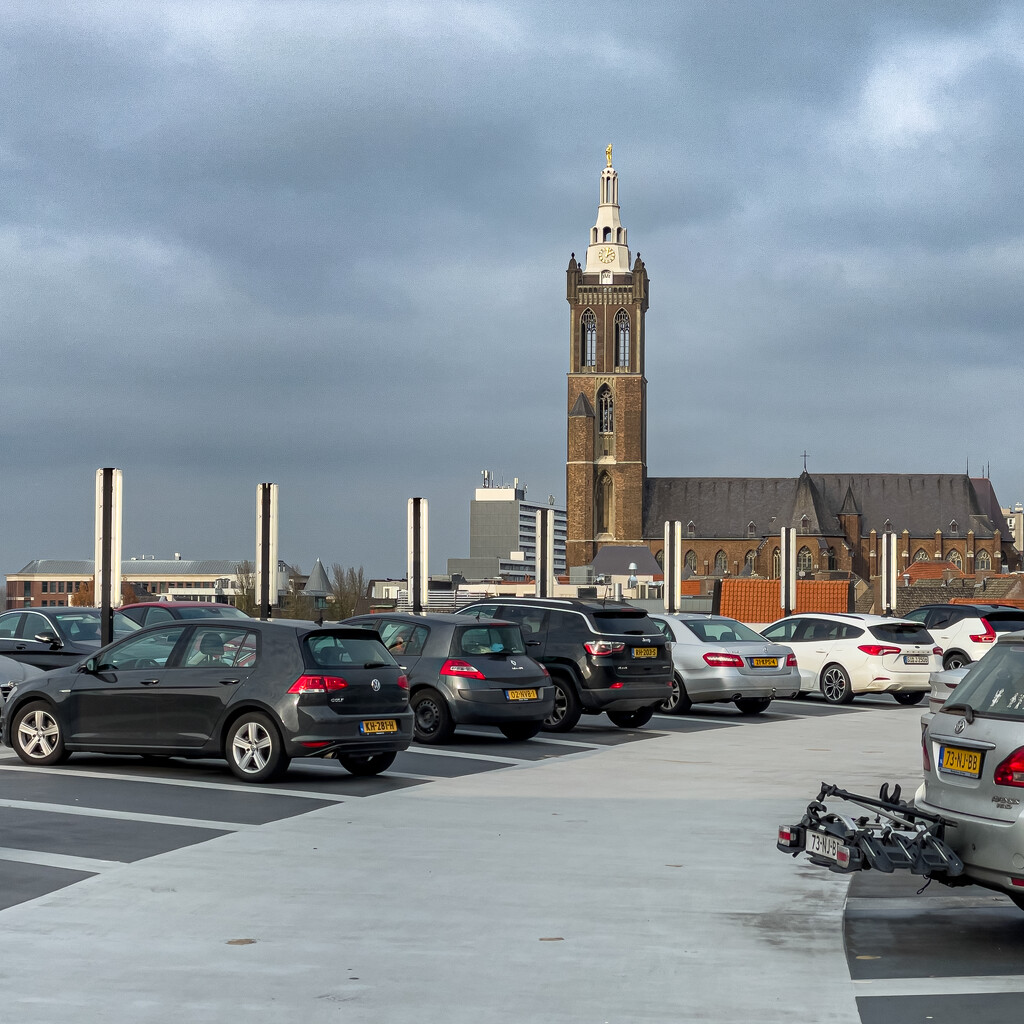 12-03 - Roermond from the topdeck of the parkinggarage by talmon