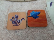 6th Dec 2022 - Hand-painted Coasters 