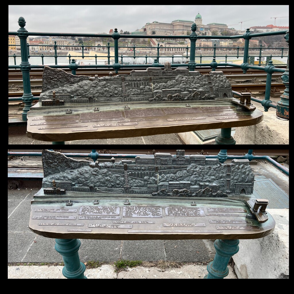 The Braille Bench, Budapest  by tinley23