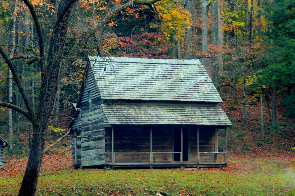cabin in cades cove by vernabeth
