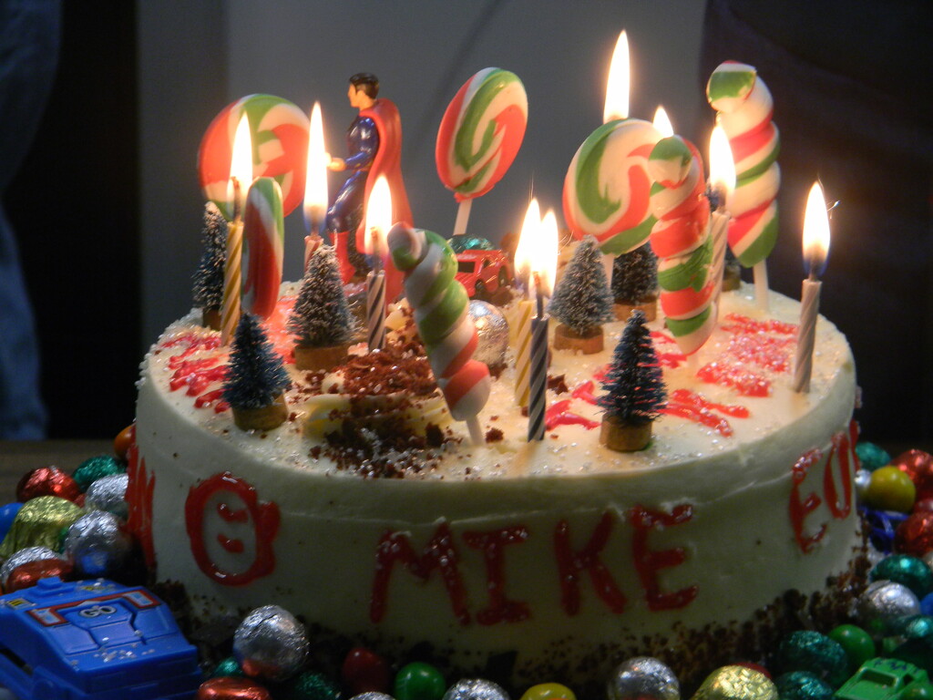 Birthday Cake Closeup by sfeldphotos