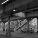 Under the elevated train tracks  by rminer