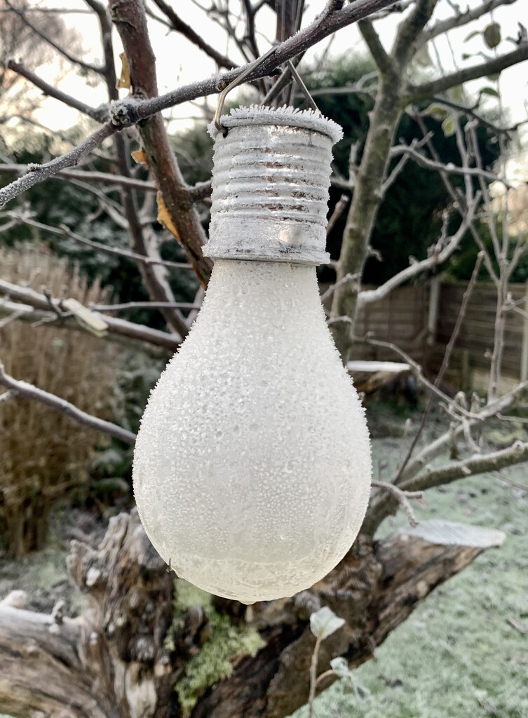 Frosted Garden Lamp by philm666