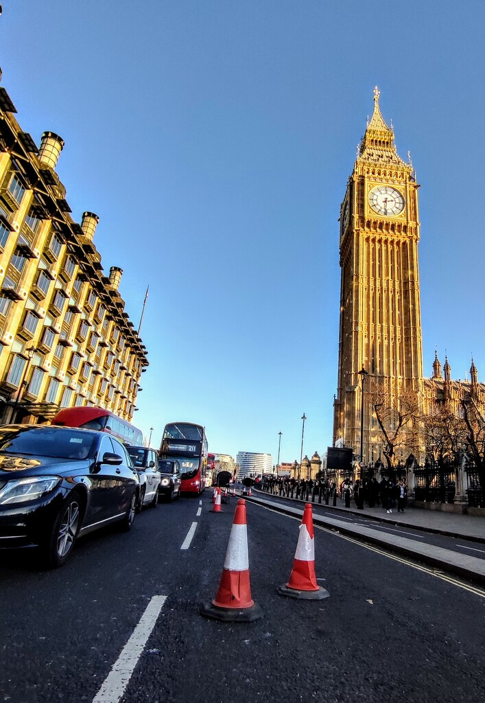 Peak traffic cone London  by boxplayer
