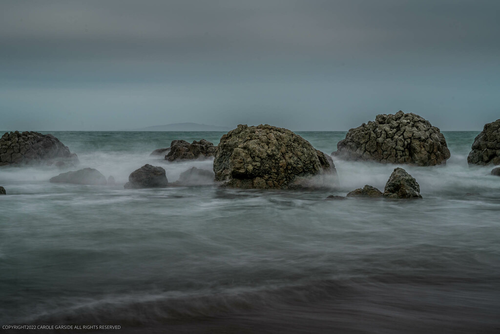 Boulders and Waves by yorkshirekiwi