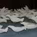 Flock of handmade doves by mumswaby