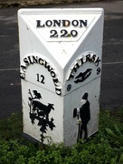 9th Dec 2022 - Victorian Milepost in Thirsk