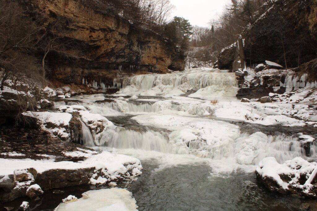 Falls at Willow River SP by mltrotter
