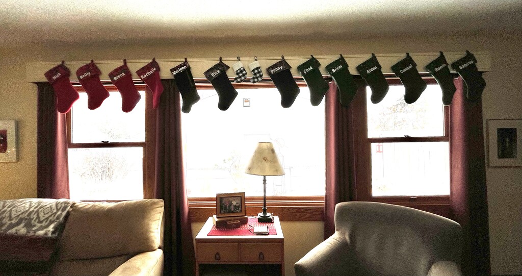 Stocking were hung by the window with care! by pennyrae