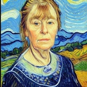 15th Dec 2022 - Maggiemae-Portrait by Van Gogh-9