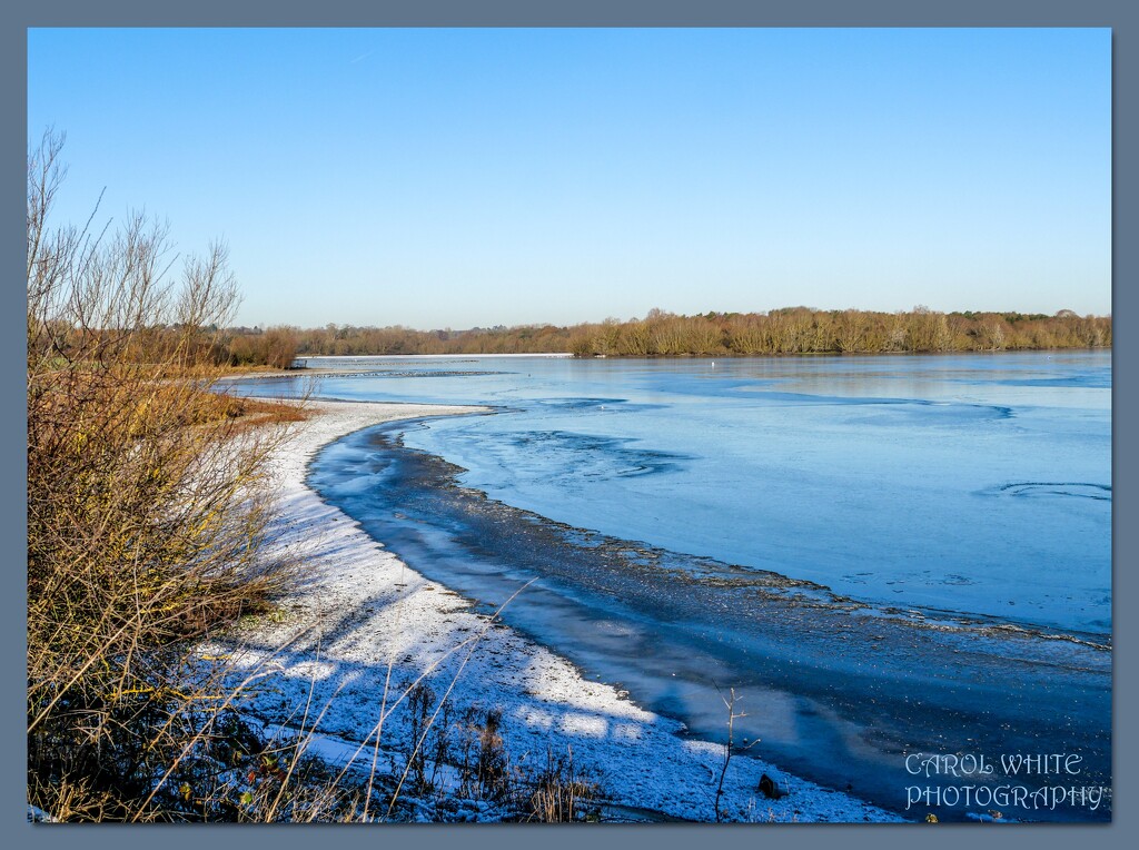 Frozen Reservoir by carolmw