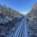 Snowy train tracks  by jeremyccc