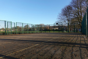 14th Dec 2022 - Low Shadows on the Five A Side / Basketball Court