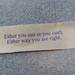 Fortune Cookie by julie