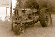 26th Oct 2022 - Old tractor on the side of the road