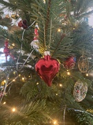 21st Dec 2022 - Red heart in my Christmas tree. 