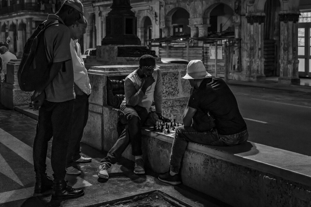 Chess Players (and Watchers) on Paseo del Prado by jyokota