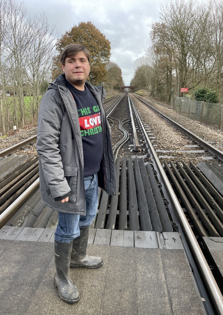 Alex on the tracks  by jeremyccc