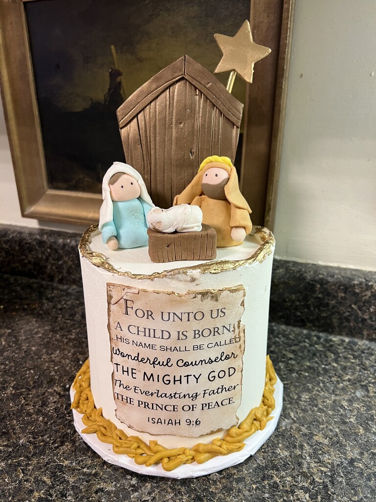 Nativity Cake by calm