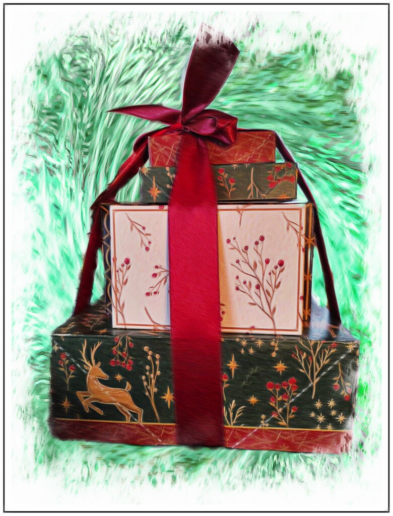 Christmas Wrapping by olivetreeann