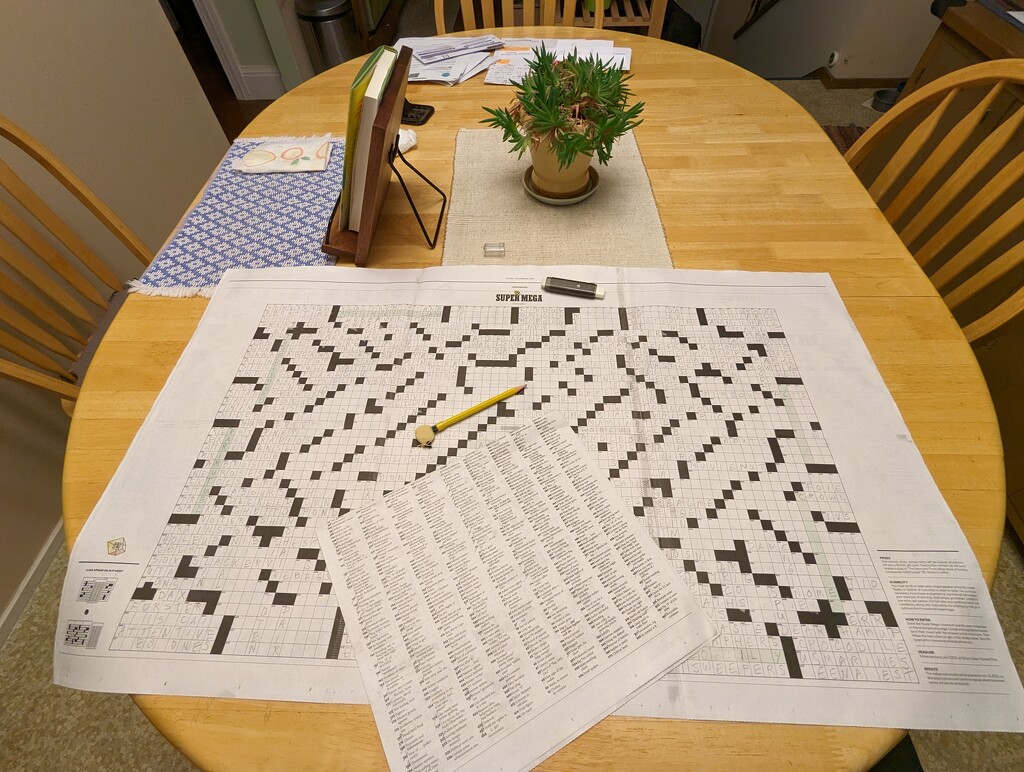 Super Mega Crossword Puzzle by kathybc