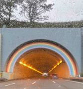 28th Dec 2022 - Driving into a rainbow