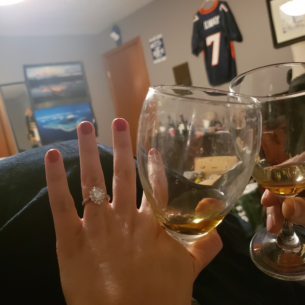 Ice wine for one year engagement anniversary by jill2022