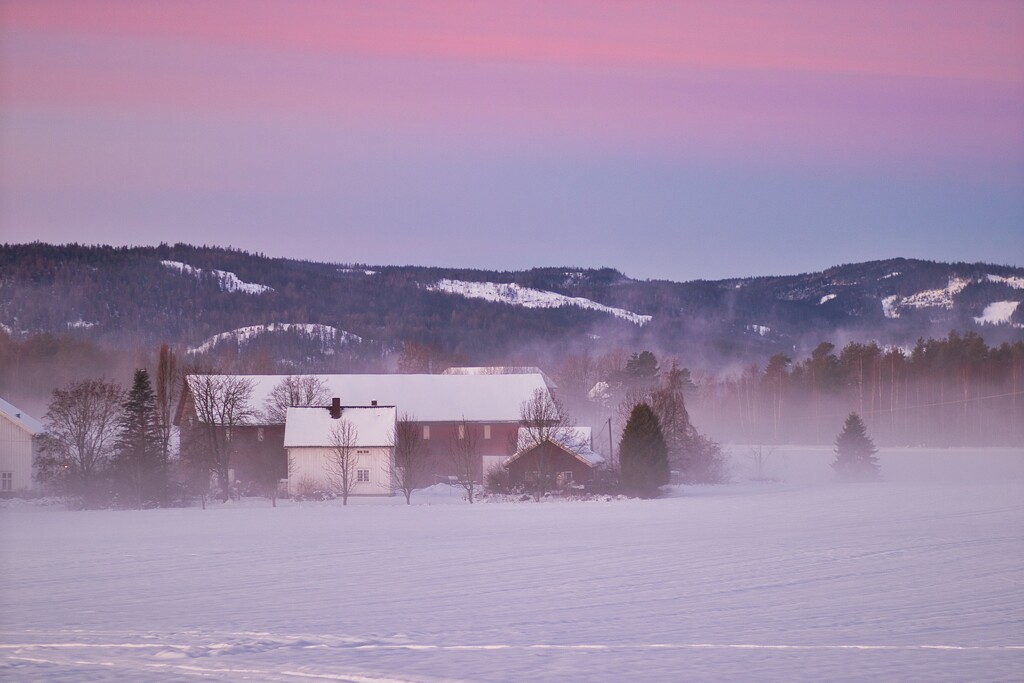 Sunrise in Skoger by okvalle