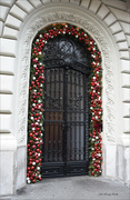29th Dec 2022 - Gate decorated for the holidays