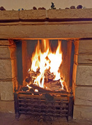 30th Dec 2022 - Burning a Yule log