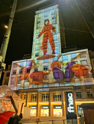 26th Dec 2022 - Movie on a building. 