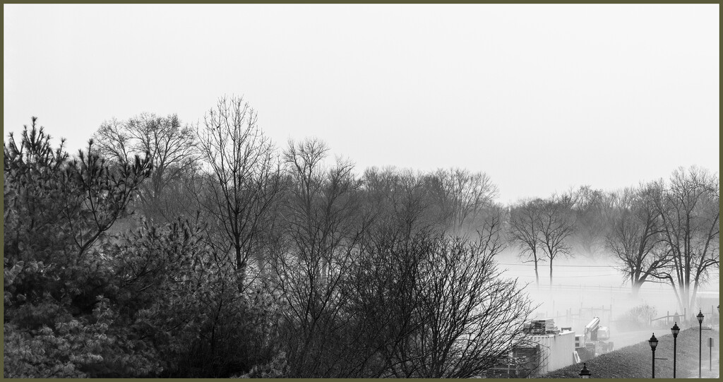 Foggy New Year's Eve by hjbenson