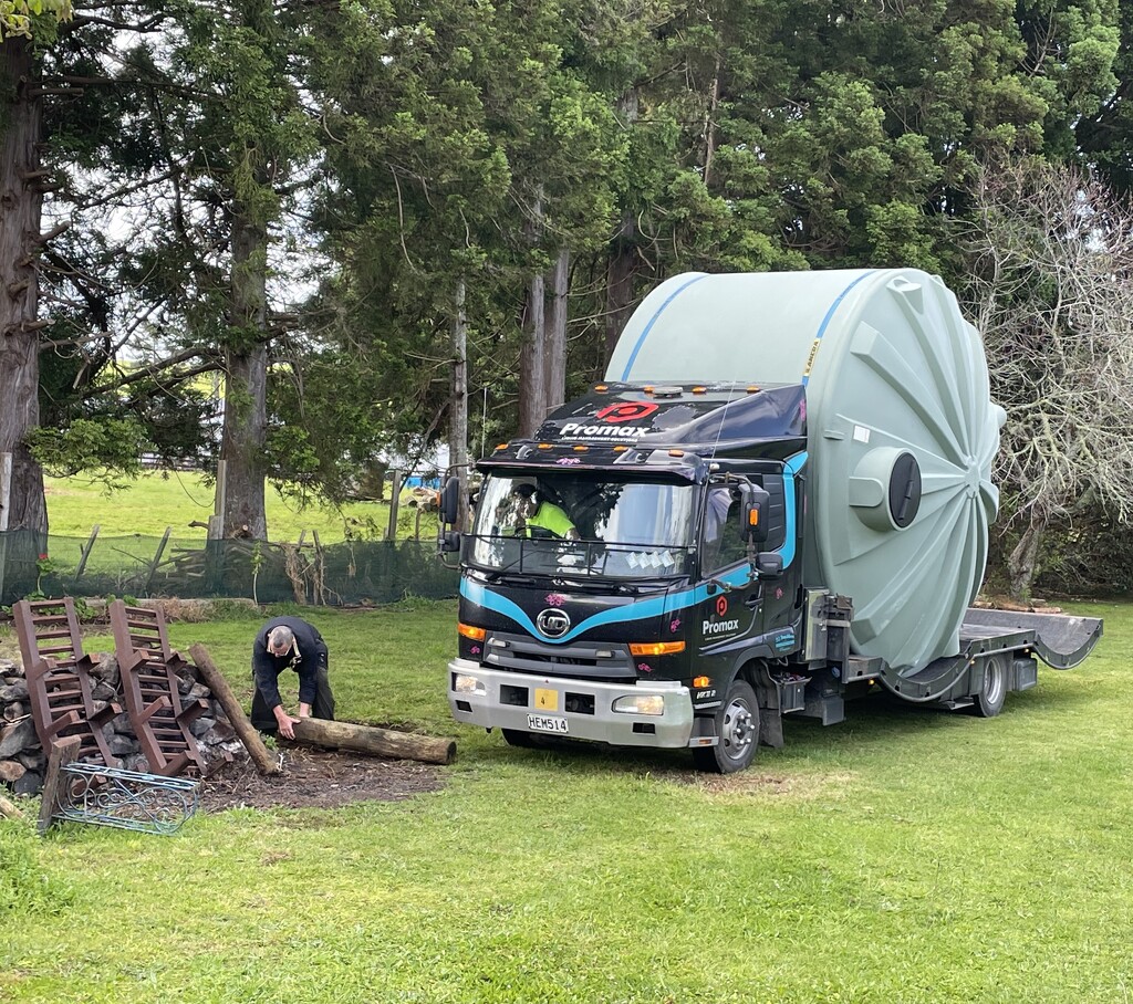 A new tank arriving  by Dawn