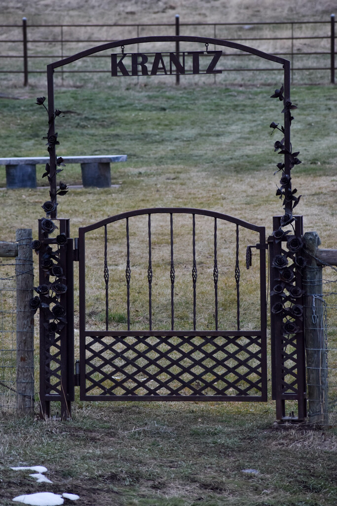 Cemetery Gate... by bjywamer