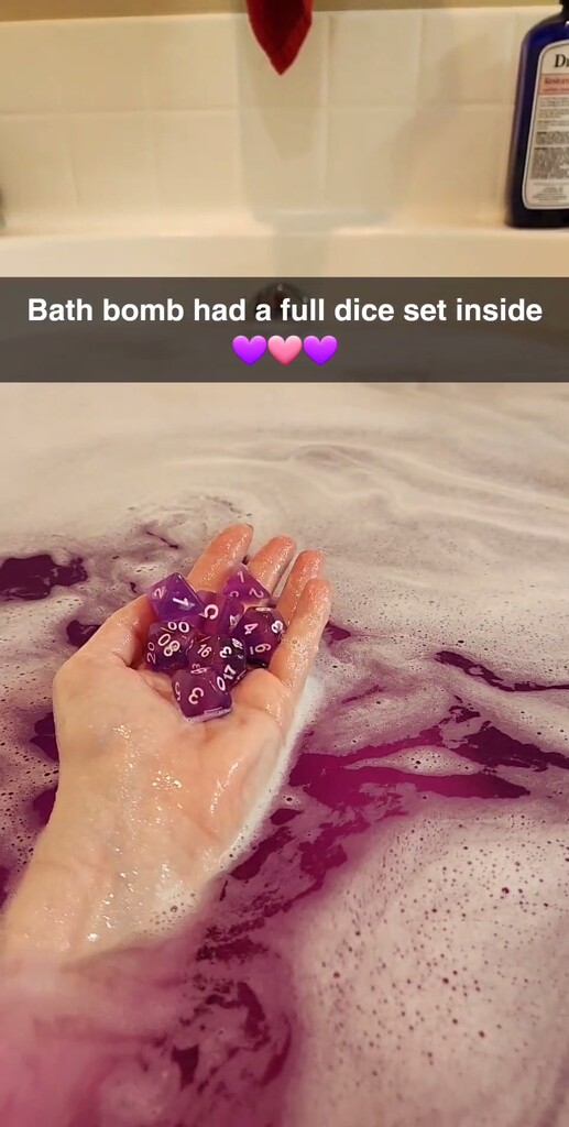 Dice Bath Bomb by labpotter