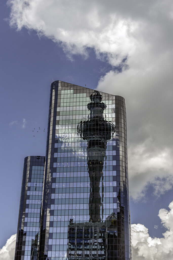 Sky Tower Reflected by nickspicsnz