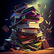 2nd Jan 2023 - Leaning Tower of Books