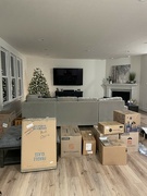 19th Dec 2022 - Tree up, boxes full