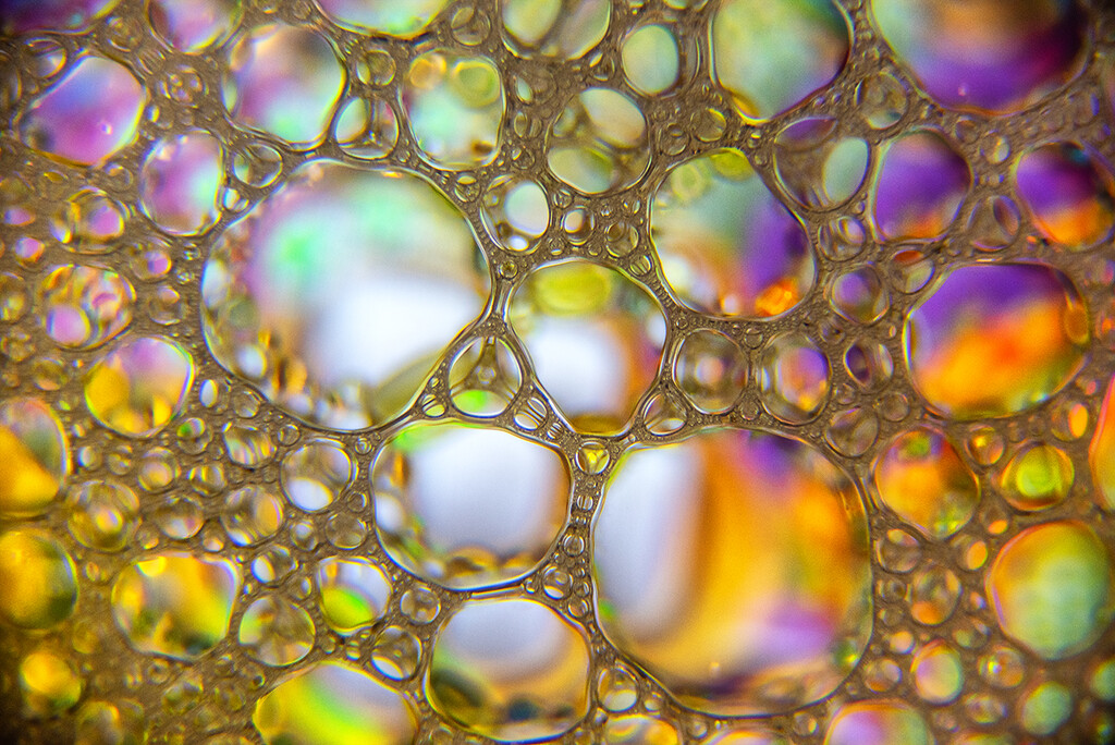 Colourful bubbles by pompadoorphotography