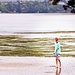 Boy on Estuary by sandradavies