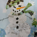 Scrap paper snowman by dawnbjohnson2