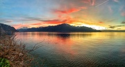 13th Jan 2023 - Sunset in Montreux. 